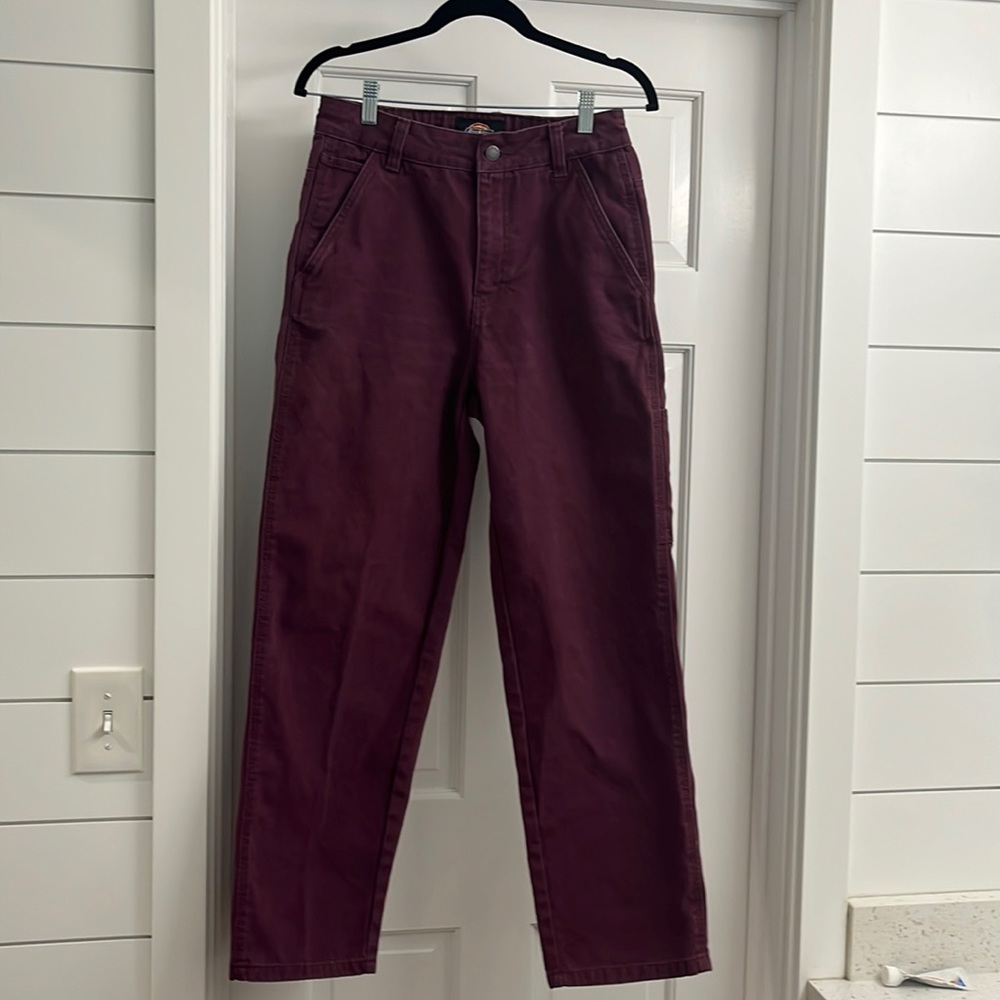 Dickies size 6 purple carpenter pants